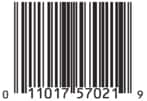 Image of a bar code image example showing UPC. 