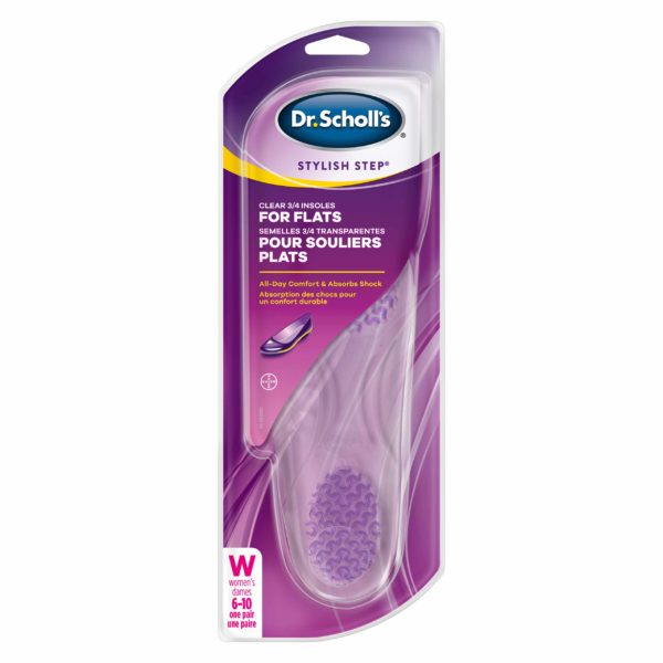 Image de semelles transparentes 3/4 Stylish Step Dr. Scholl?s pour chaussures plates