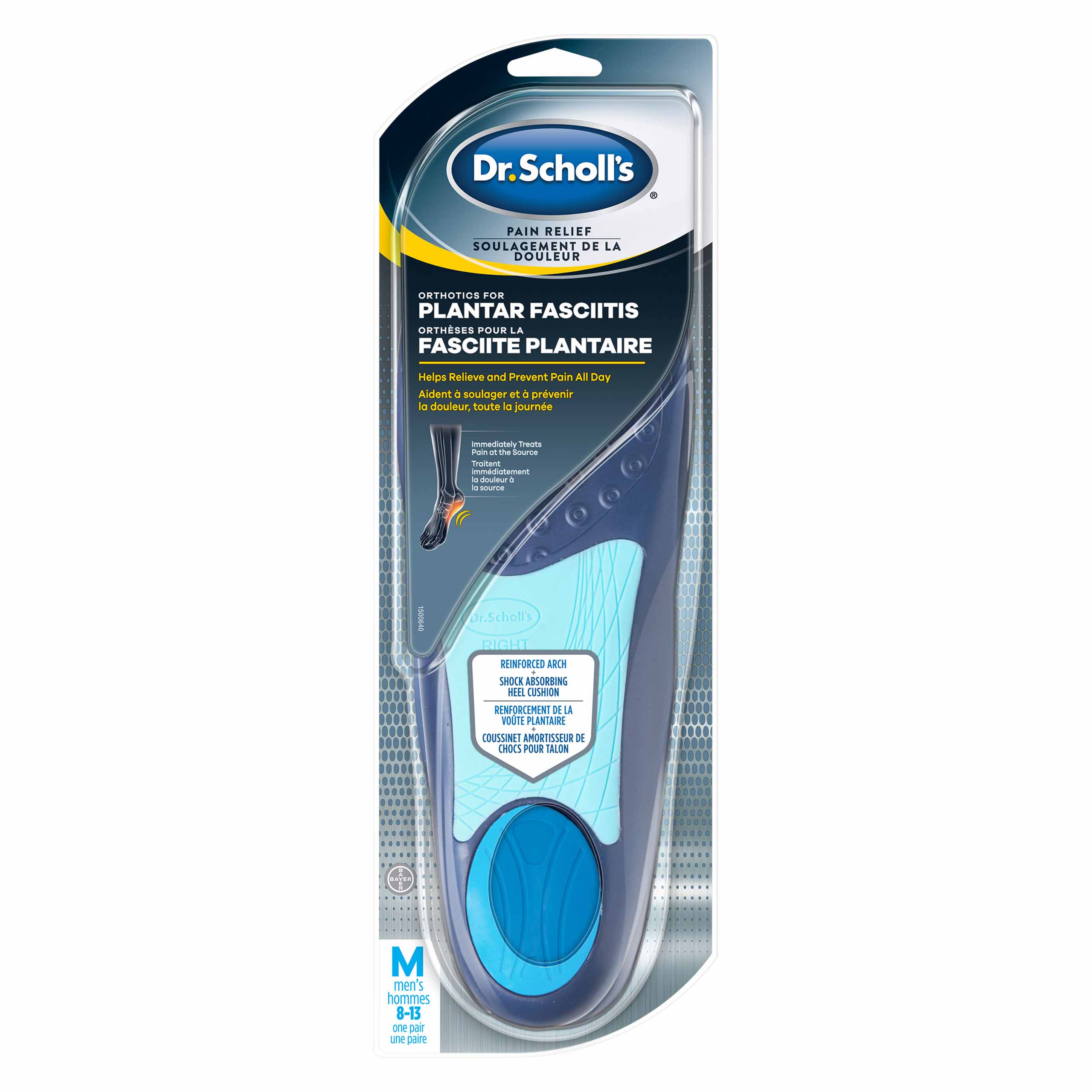 Orthèses Pour Le Soulagement De La Douleur Causée Par La Fasciite Plantaire Dr Scholl S Shoe Inserts Orthotics And Foot Care Products