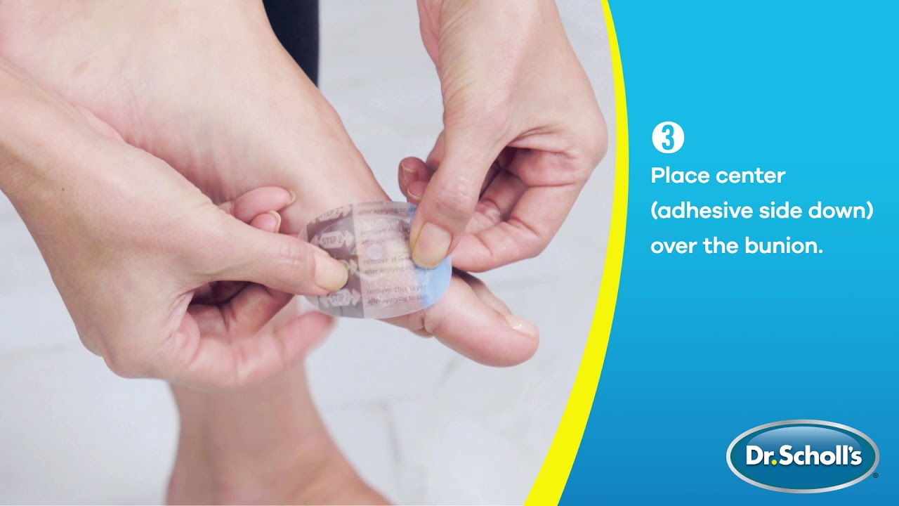 Image de coussinets pour oignons avec technologie Duragel Dr. Scholl?s - vid?o de mode d?emploi