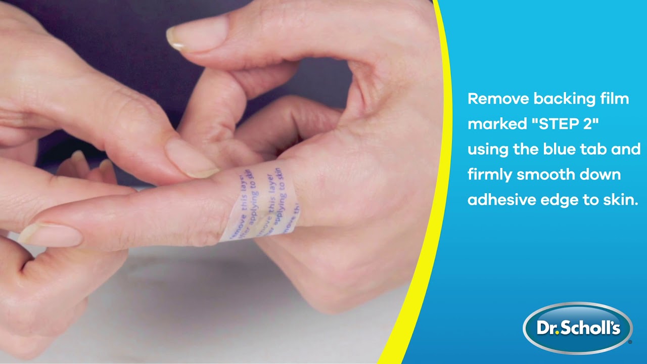 Image de bandelettes contre les verrues Dr. Scholl's Clear Away - vid?o de mode d?emploi