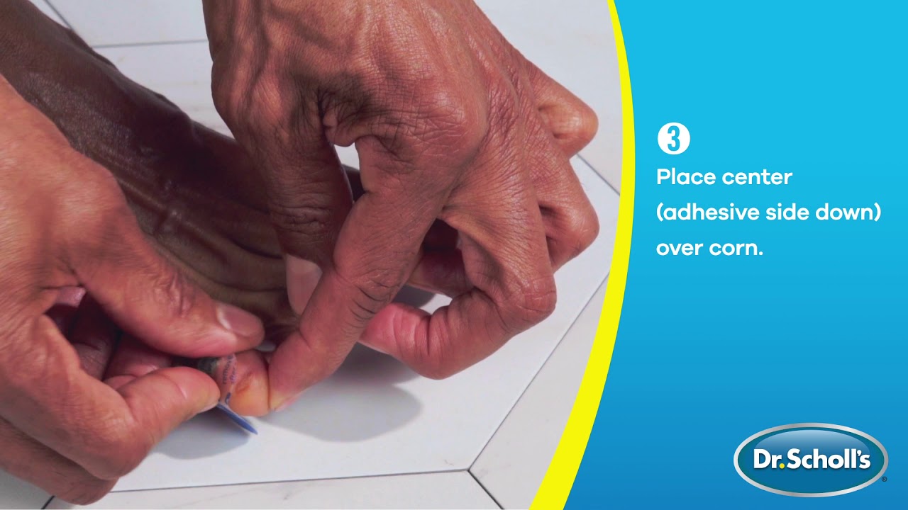 scholls-corn-cushions-duragel-hd Image de coussinets pour cors avec technologie Duragel Dr. Scholl?s - vid?o de mode d?emploi