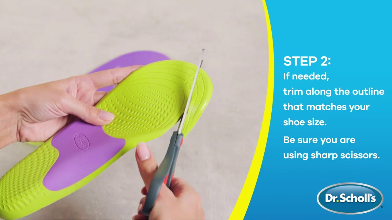 Image de semelles pour la marche active Dr. Scholl?s - vid?o de mode d?emploi